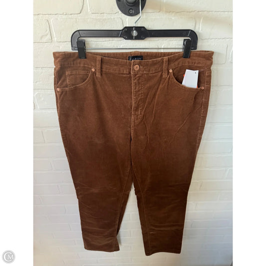 Pants Corduroy By Talbots In Brown, Size: 14p