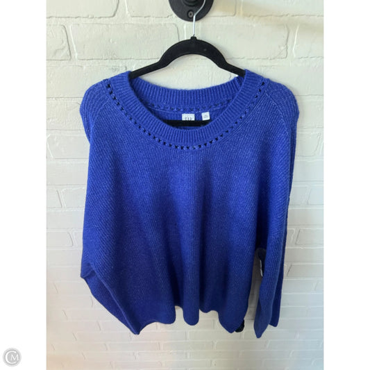 Sweater By Gap In Blue, Size: Xxl