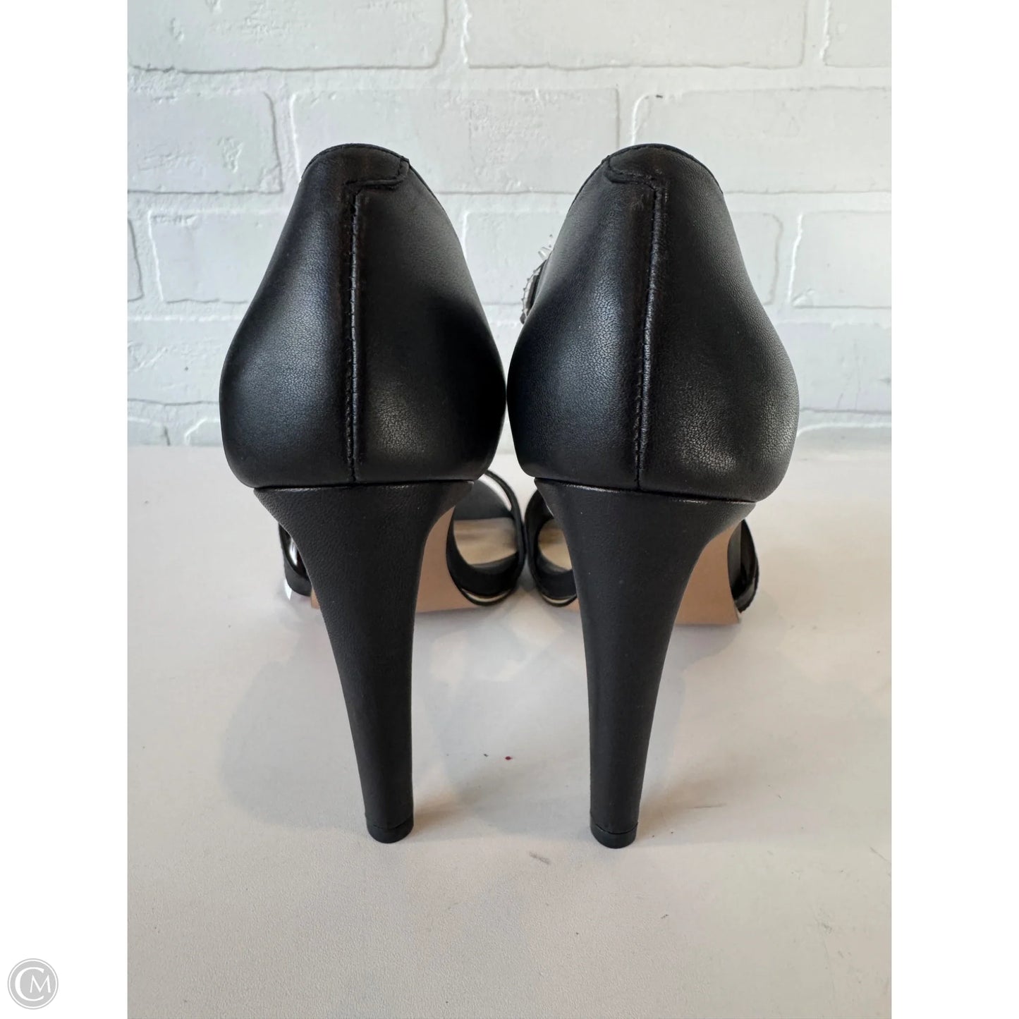Sandals Heels Stiletto By Kenneth Cole In Black, Size: 8