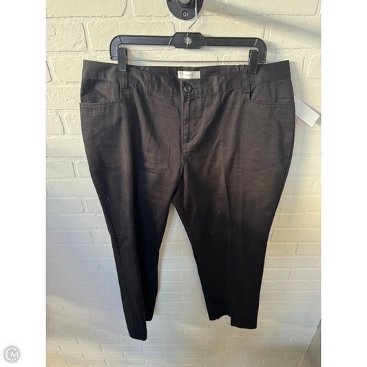 Pants Dress By Cj Banks In Black, Size: 18
