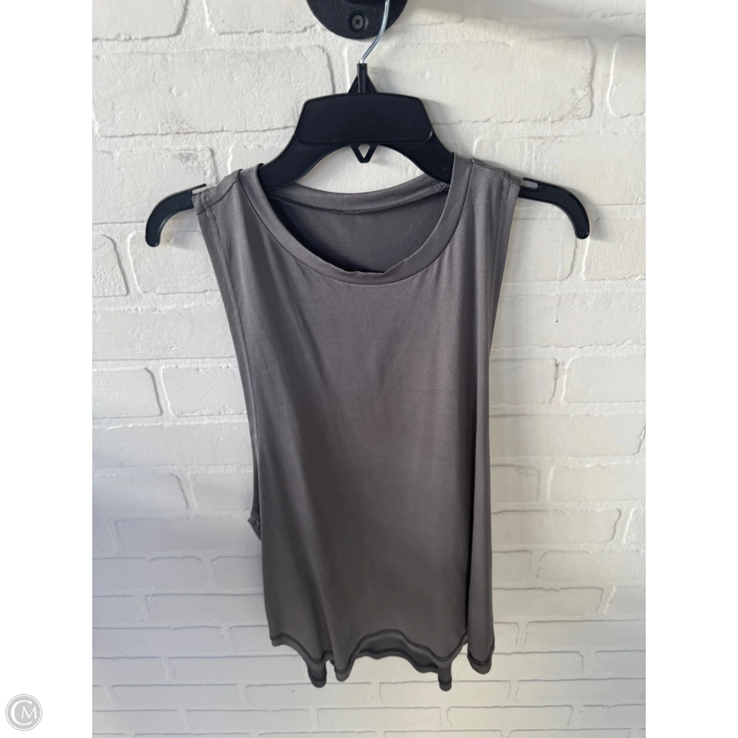 Athletic Tank Top By Shein In Grey, Size: S