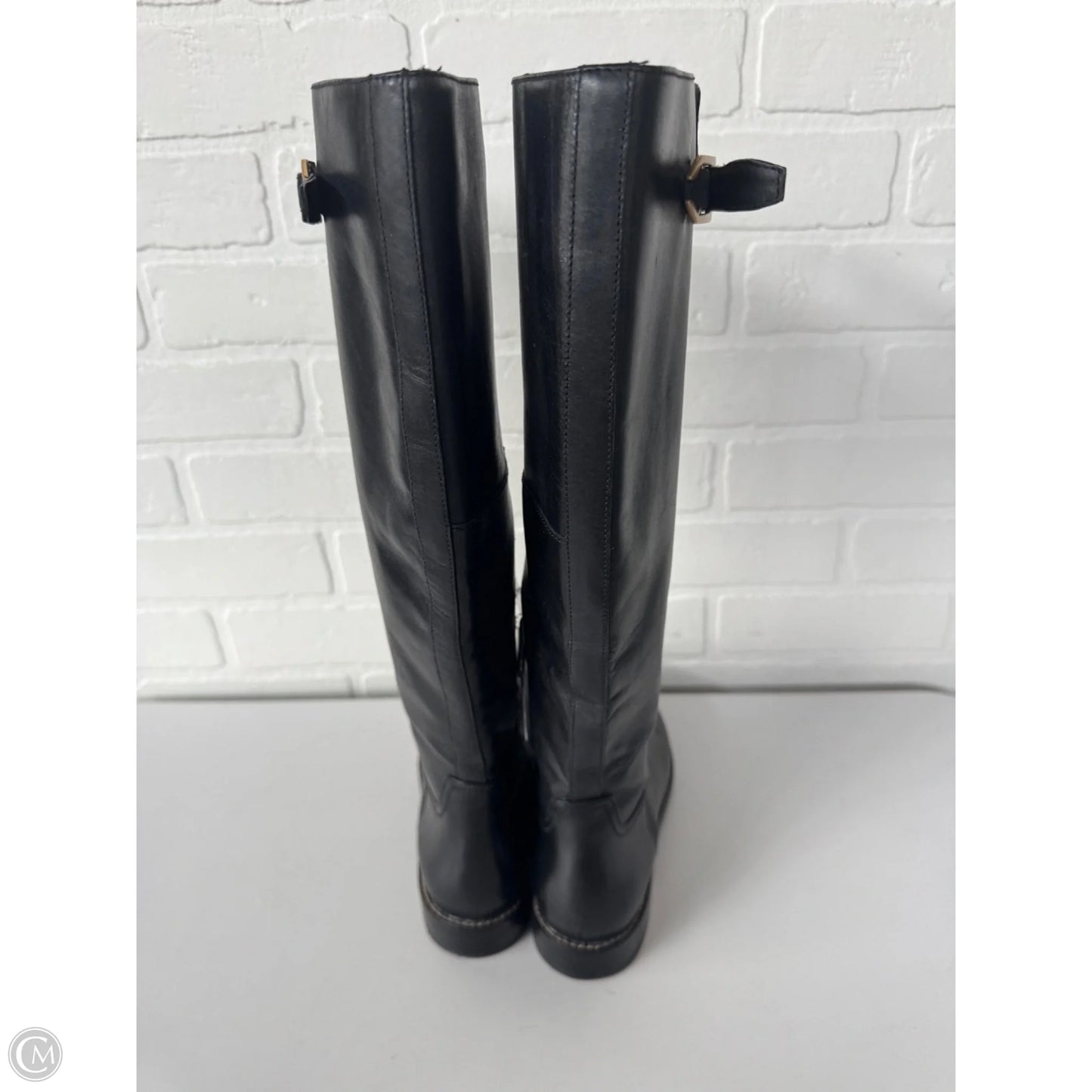 Boots Knee Flats By Cole-haan In Black, Size: 7.5