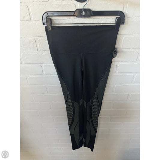 Athletic Leggings By Lululemon In Black & Green, Size: 6