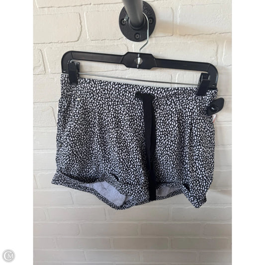 Athletic Shorts By Lululemon In Black & White, Size: 8