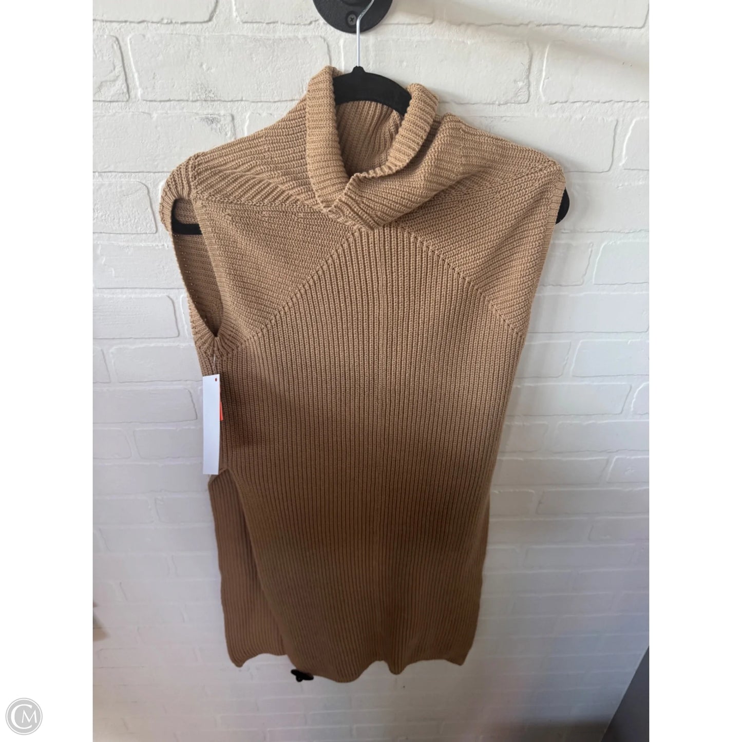 Vest Sweater By Haven In Tan, Size: S
