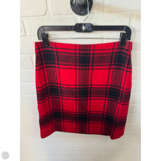 Skirt Mini & Short By Talbots In Black & Red, Size: 2