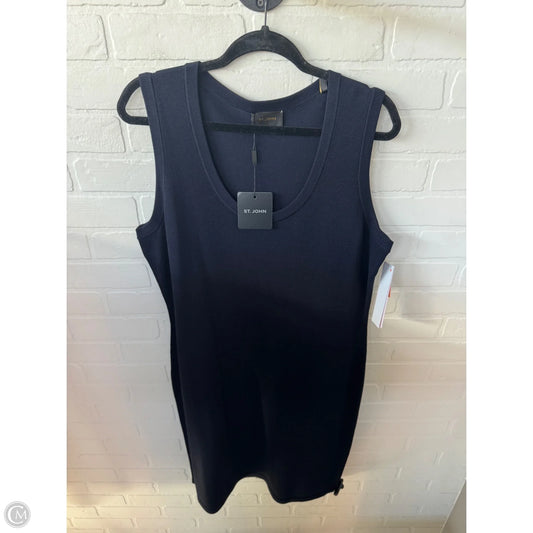 Dress Luxury Designer By St John Collection In Navy, Size: Xl