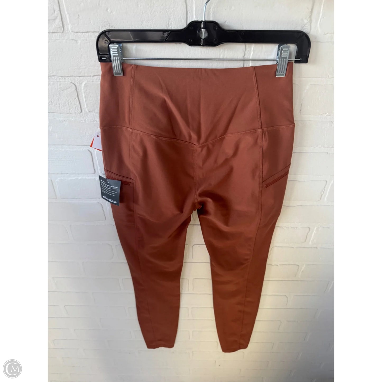 Athletic Leggings By Eddie Bauer In Brown, Size: 4