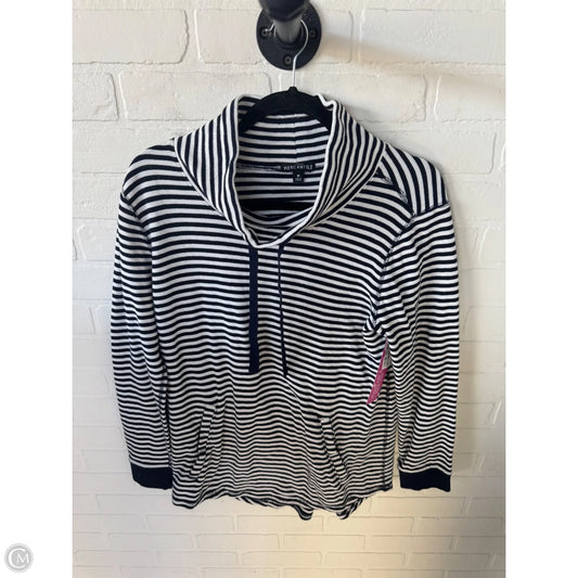 Top Long Sleeve By J. Crew In Blue & White, Size: M