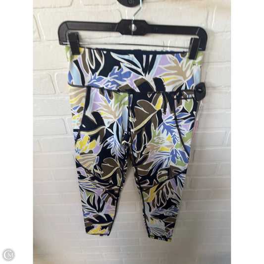 Athletic Leggings By Sweaty Betty In Blue & Tan, Size: 4