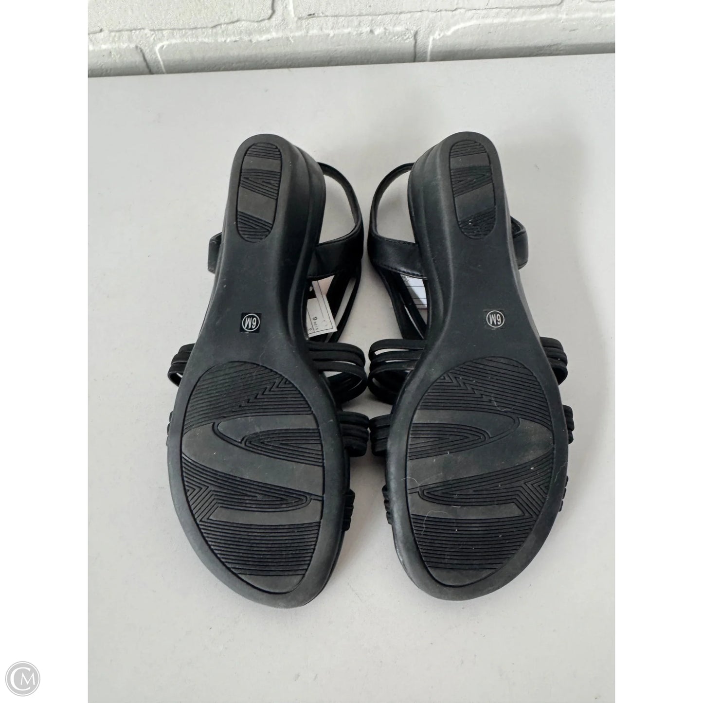 Sandals Heels Kitten By Impo In Black, Size: 6