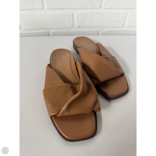 Sandals Flats By Vionic In Brown, Size: 7