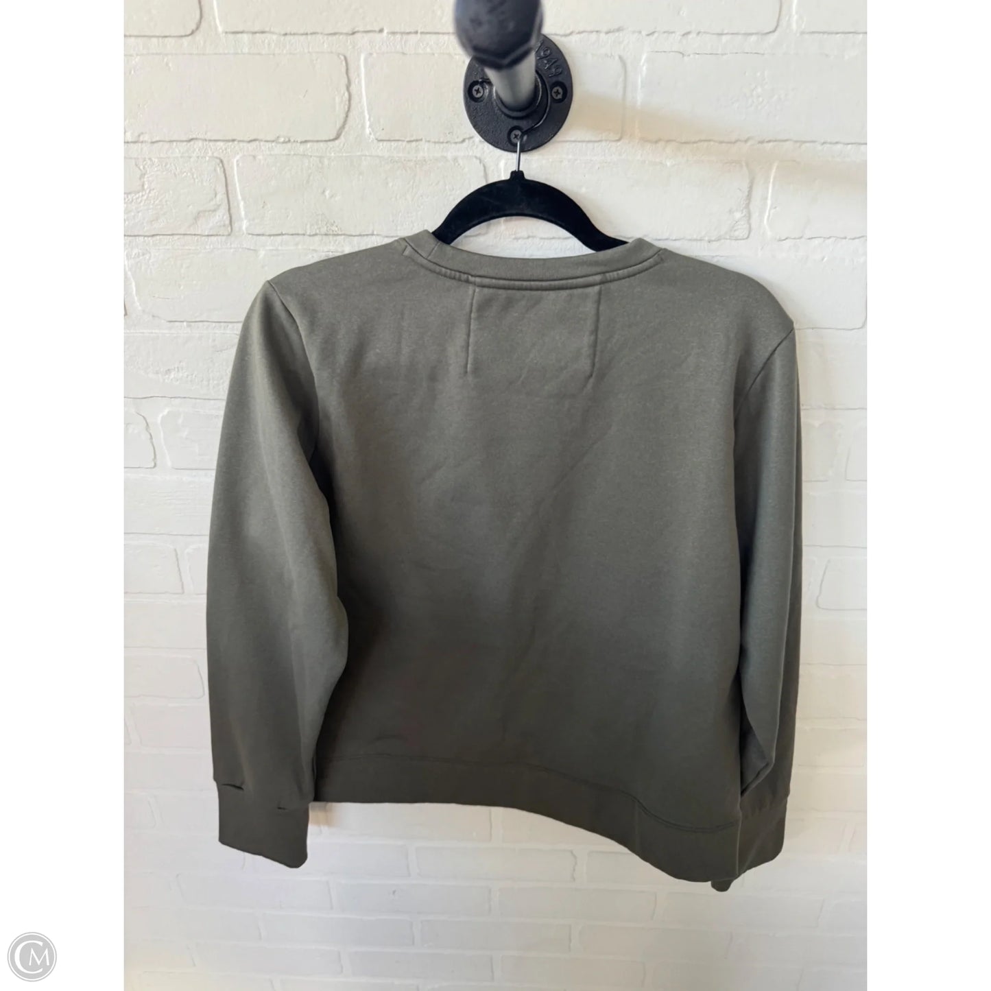 Sweatshirt Crewneck By Clothes Mentor In Green, Size: M