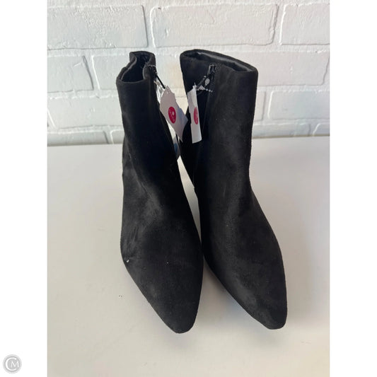 Boots Ankle Heels By Universal Thread In Black, Size: 7.5