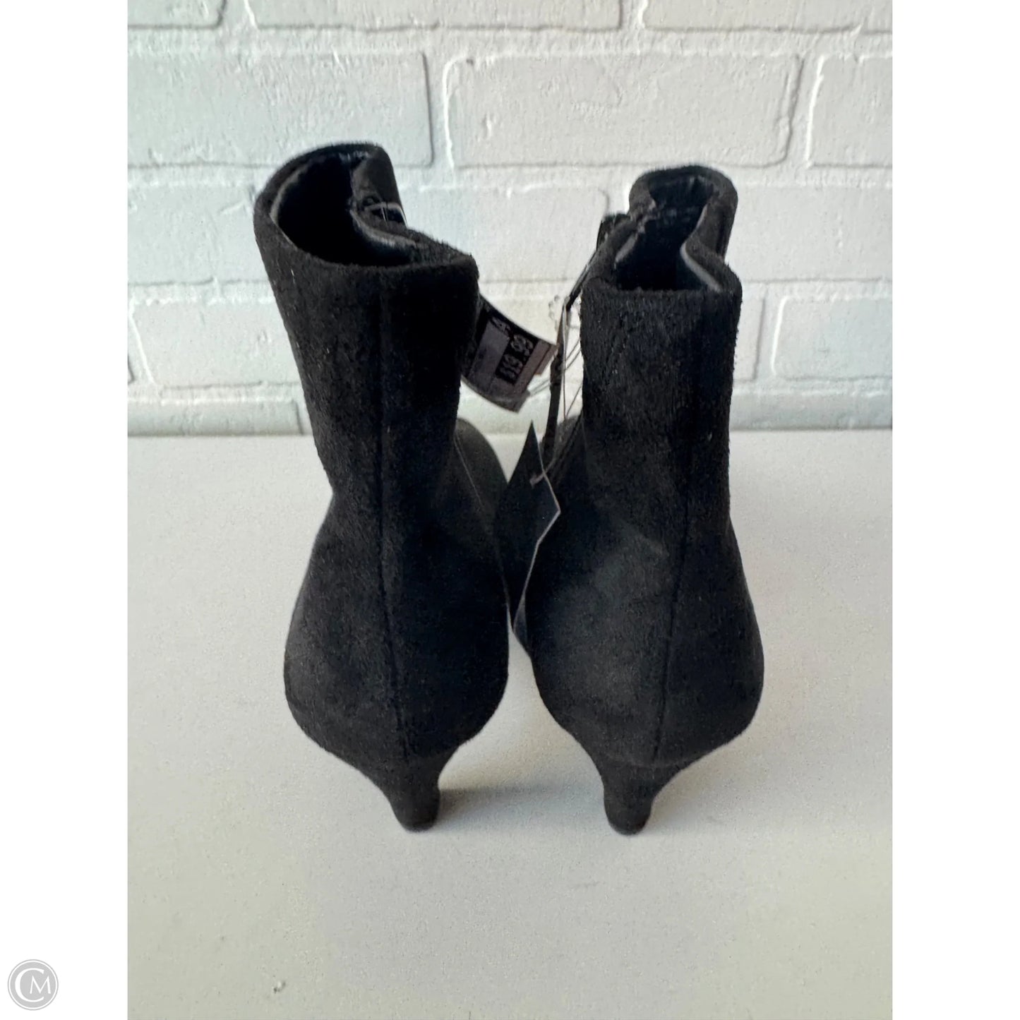 Boots Ankle Heels By Universal Thread In Black, Size: 7.5