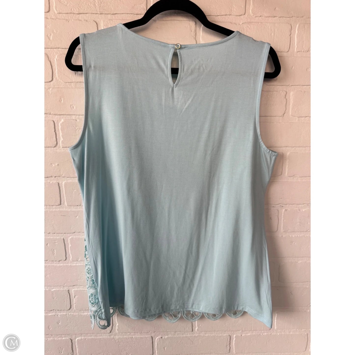 Top Sleeveless By Talbots In Blue, Size: M