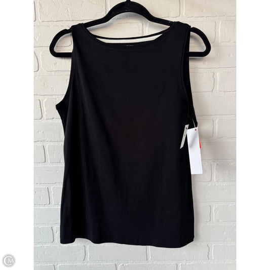 Top Sleeveless Basic By Talbots In Black, Size: M