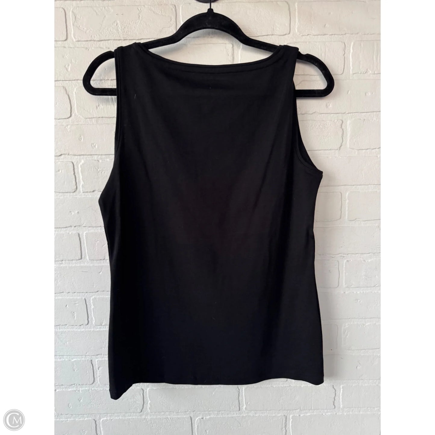 Top Sleeveless Basic By Talbots In Black, Size: M