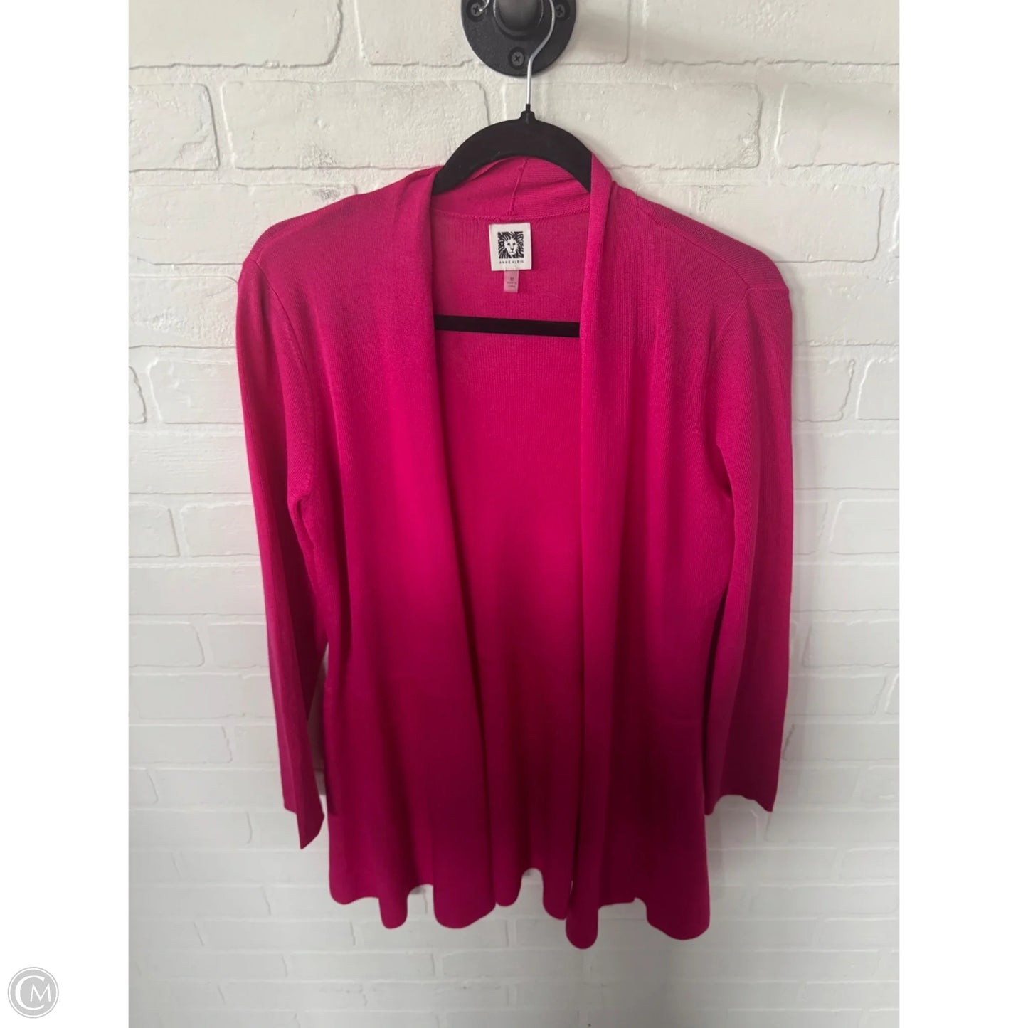 Sweater Cardigan By Anne Klein In Pink, Size: M