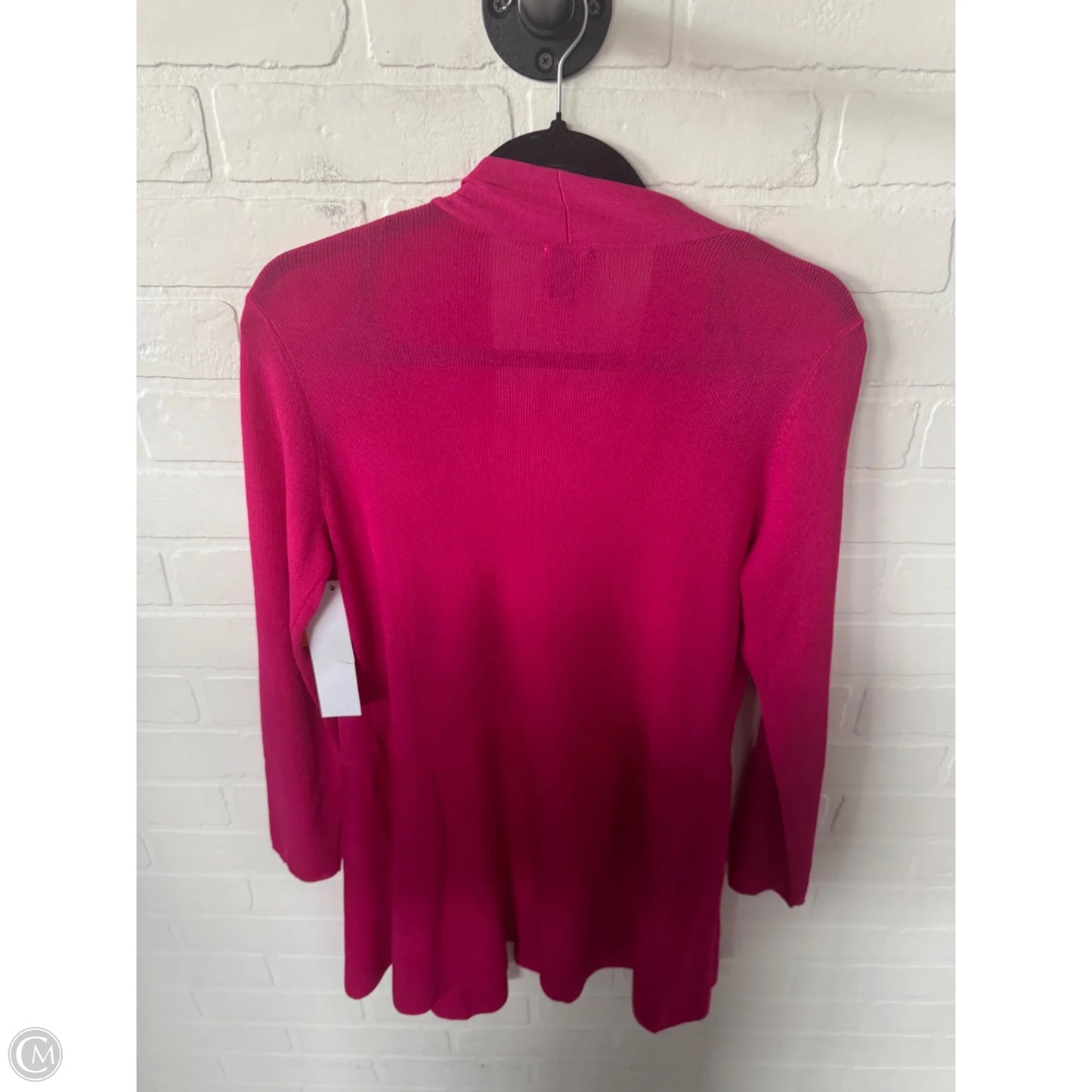 Sweater Cardigan By Anne Klein In Pink, Size: M