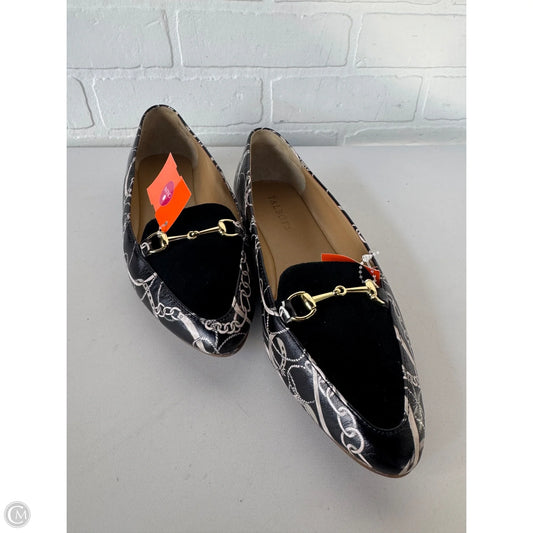 Shoes Flats By Talbots In Black & Grey, Size: 7.5