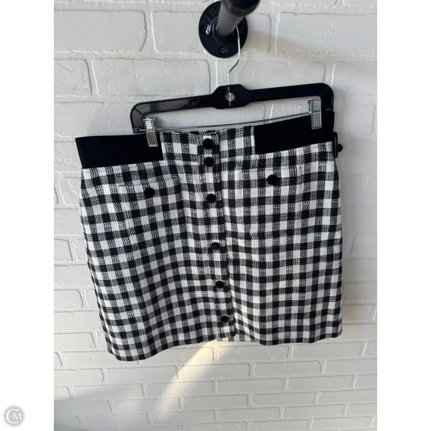 Skirt Designer By Karl Lagerfeld In Black & White, Size: 14