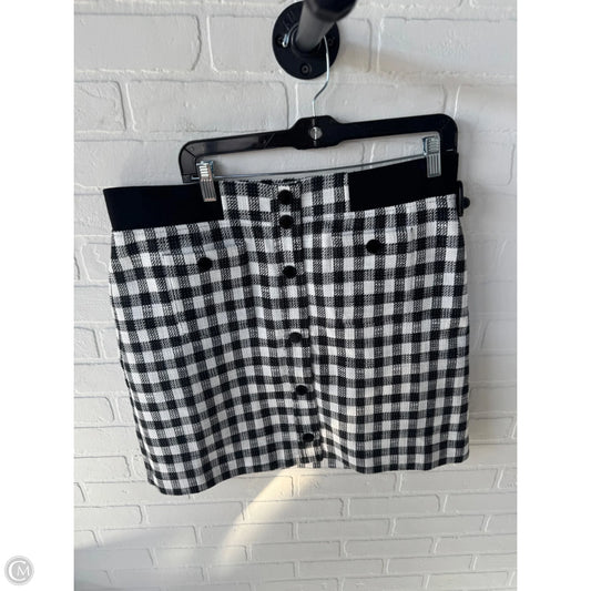 Skirt Designer By Karl Lagerfeld In Black & White, Size: 14