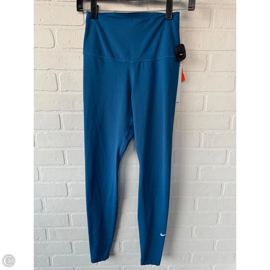 Athletic Leggings By Nike In Blue, Size: 0