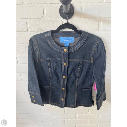 Jacket Denim By Doncaster In Blue Denim, Size: S
