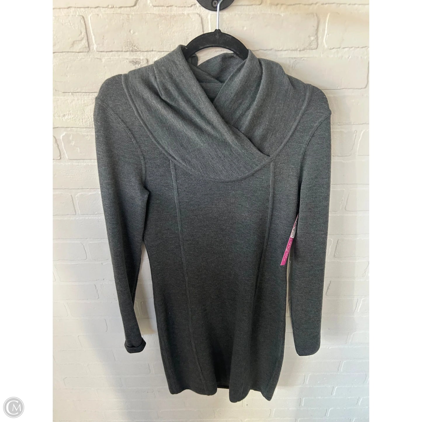 Dress Sweater By Kenneth Cole In Grey, Size: S