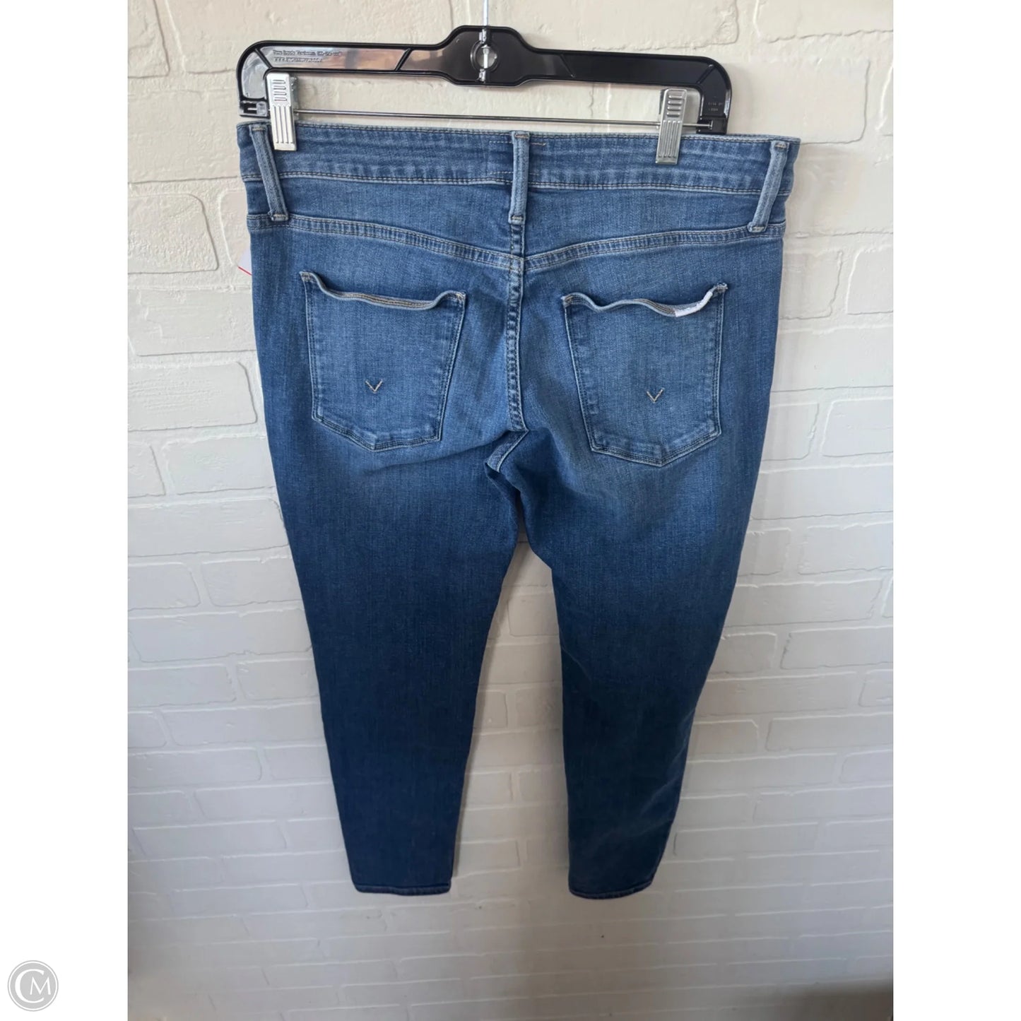 Jeans Skinny By Hudson In Blue Denim, Size: 10