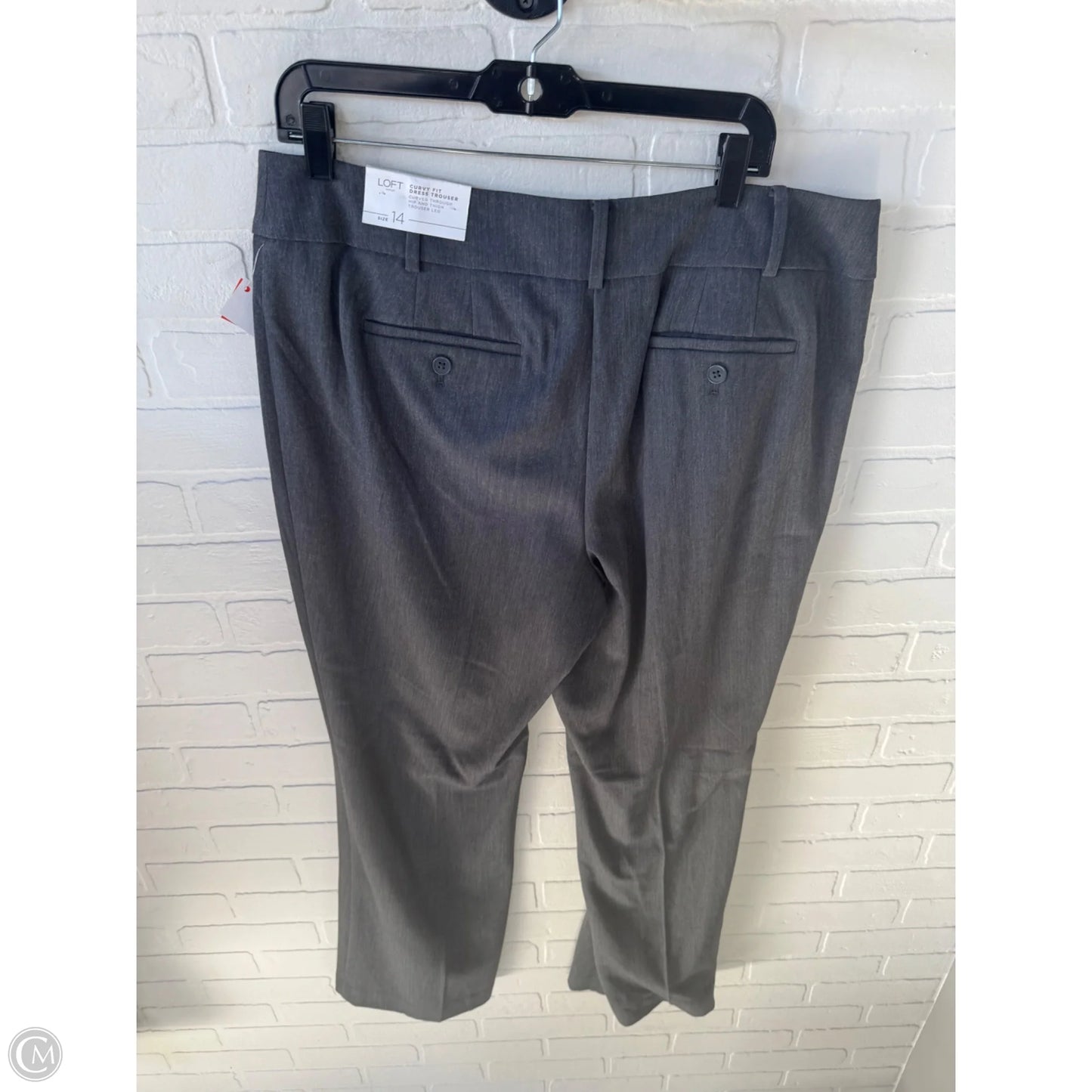 Pants Dress By Loft In Grey, Size: 14