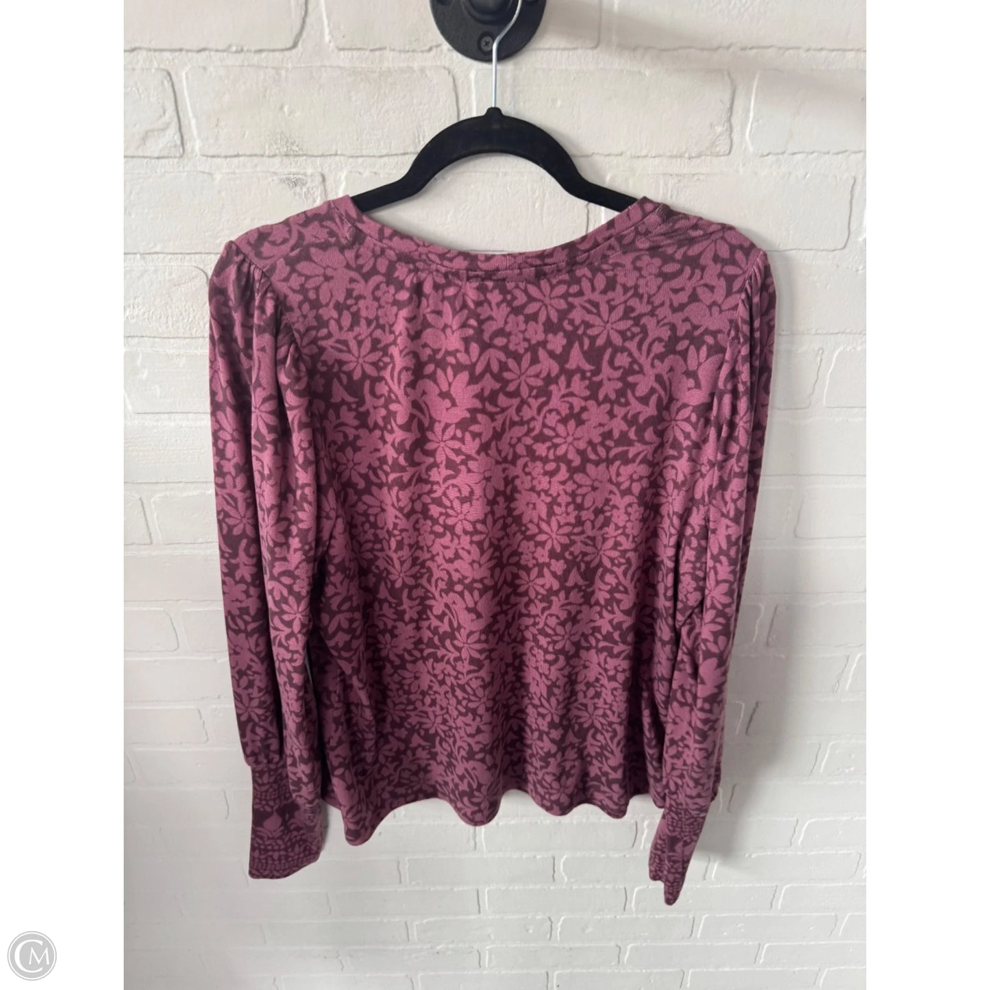 Top Long Sleeve By Clothes Mentor In Purple, Size: Xl