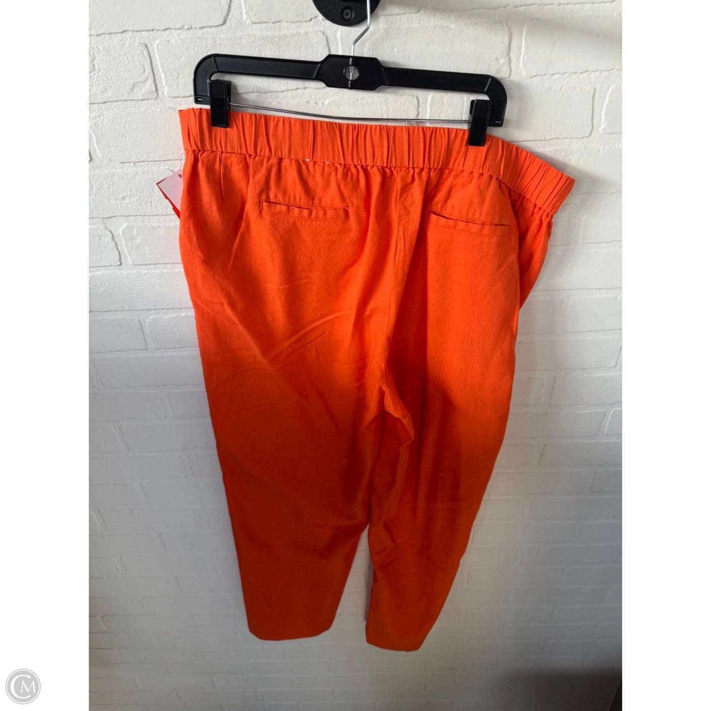 Pants Linen By Anne Klein In Orange, Size: 16