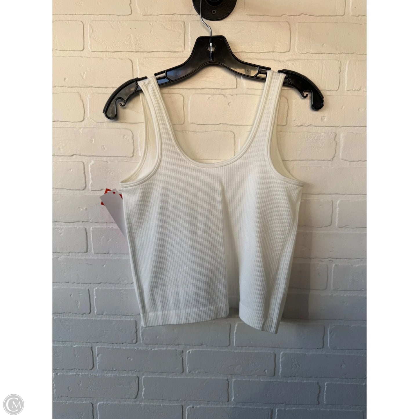 Top Sleeveless Basic By A New Day In White, Size: L