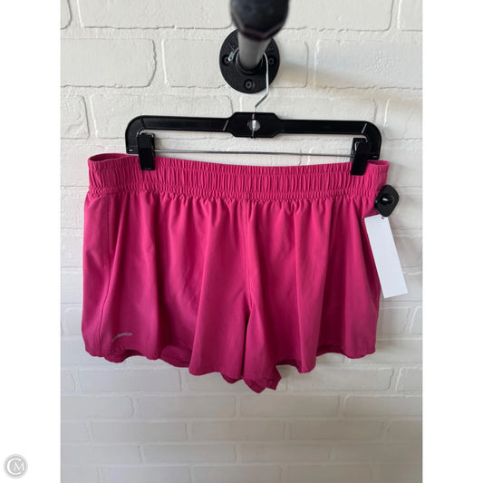 Athletic Shorts By Lululemon In Pink, Size: 16