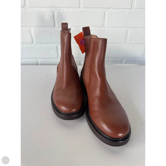 Boots Ankle Flats By Madewell In Brown, Size: 7