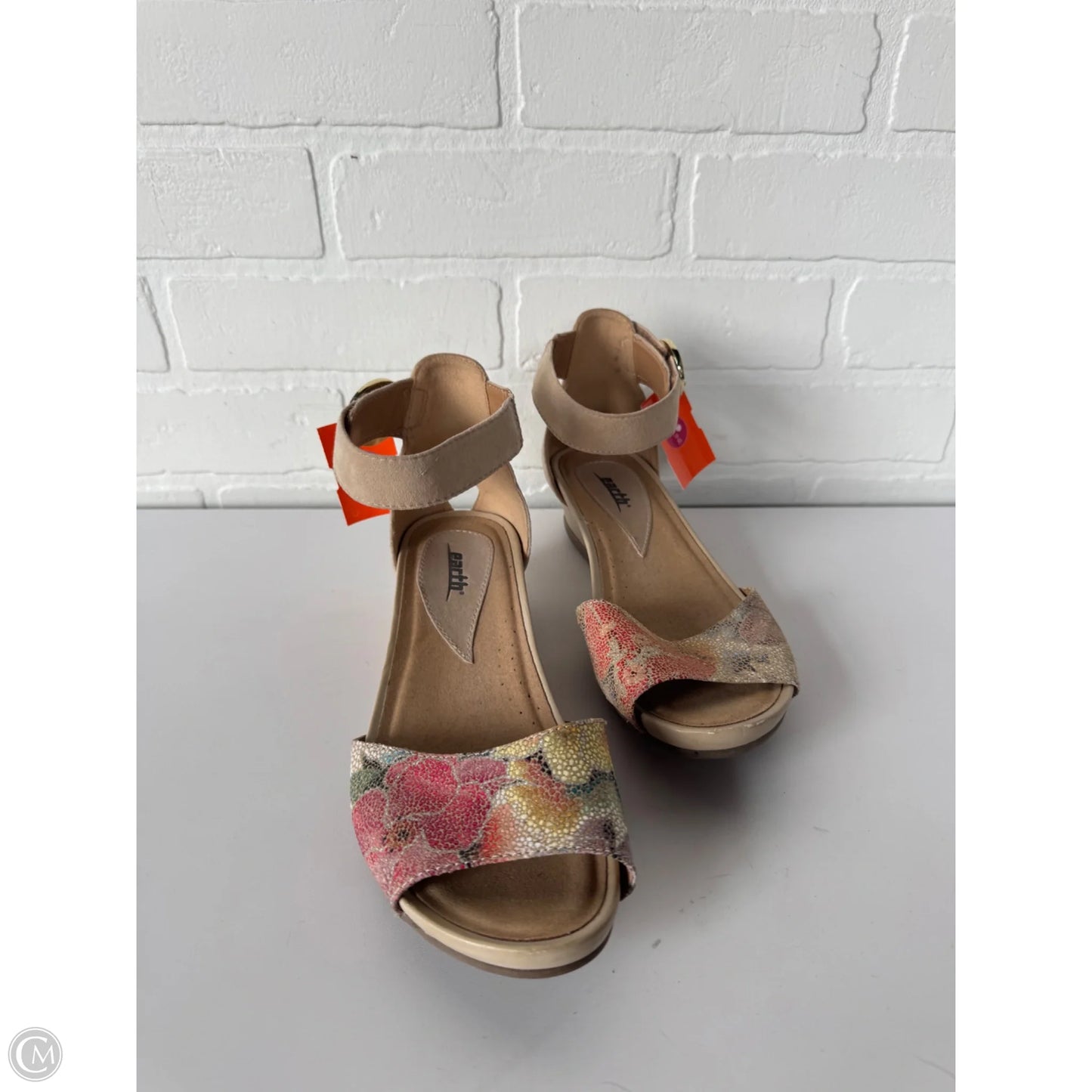 Sandals Flats By Earth In Tan, Size: 8