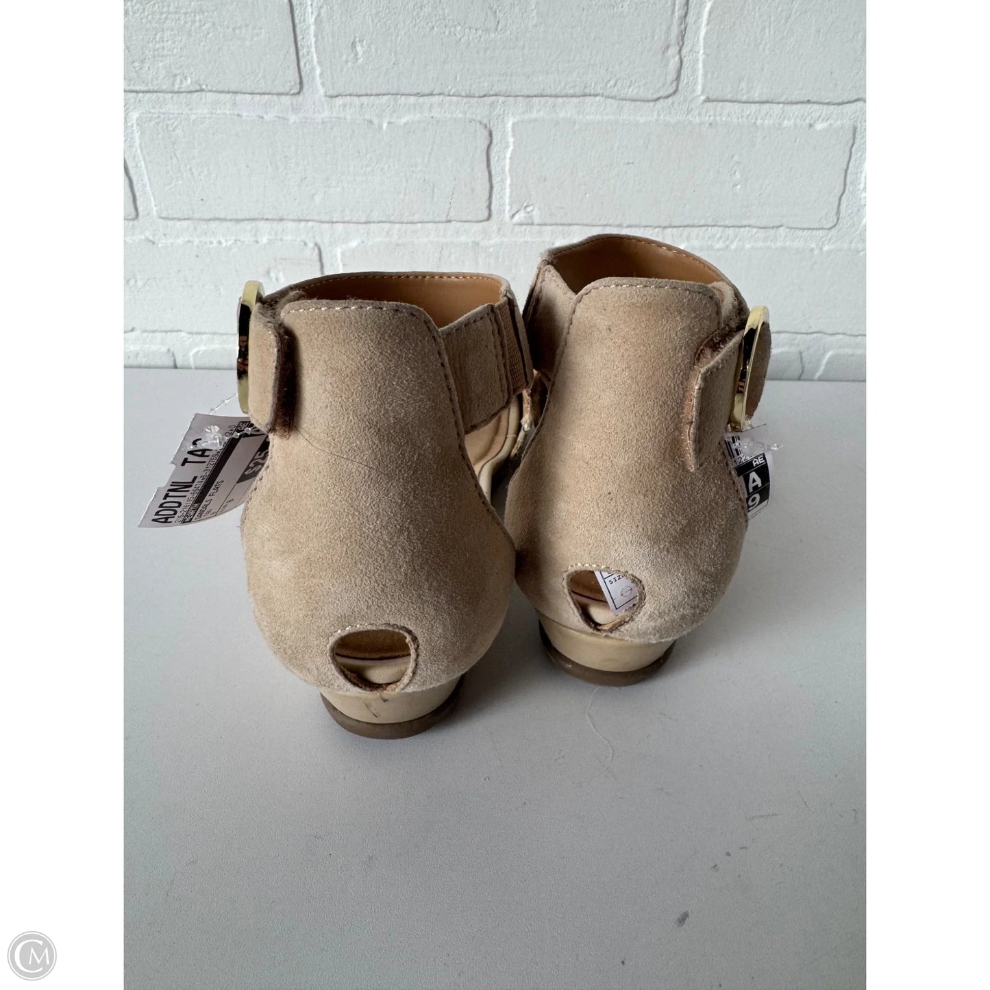 Sandals Flats By Earth In Tan, Size: 8