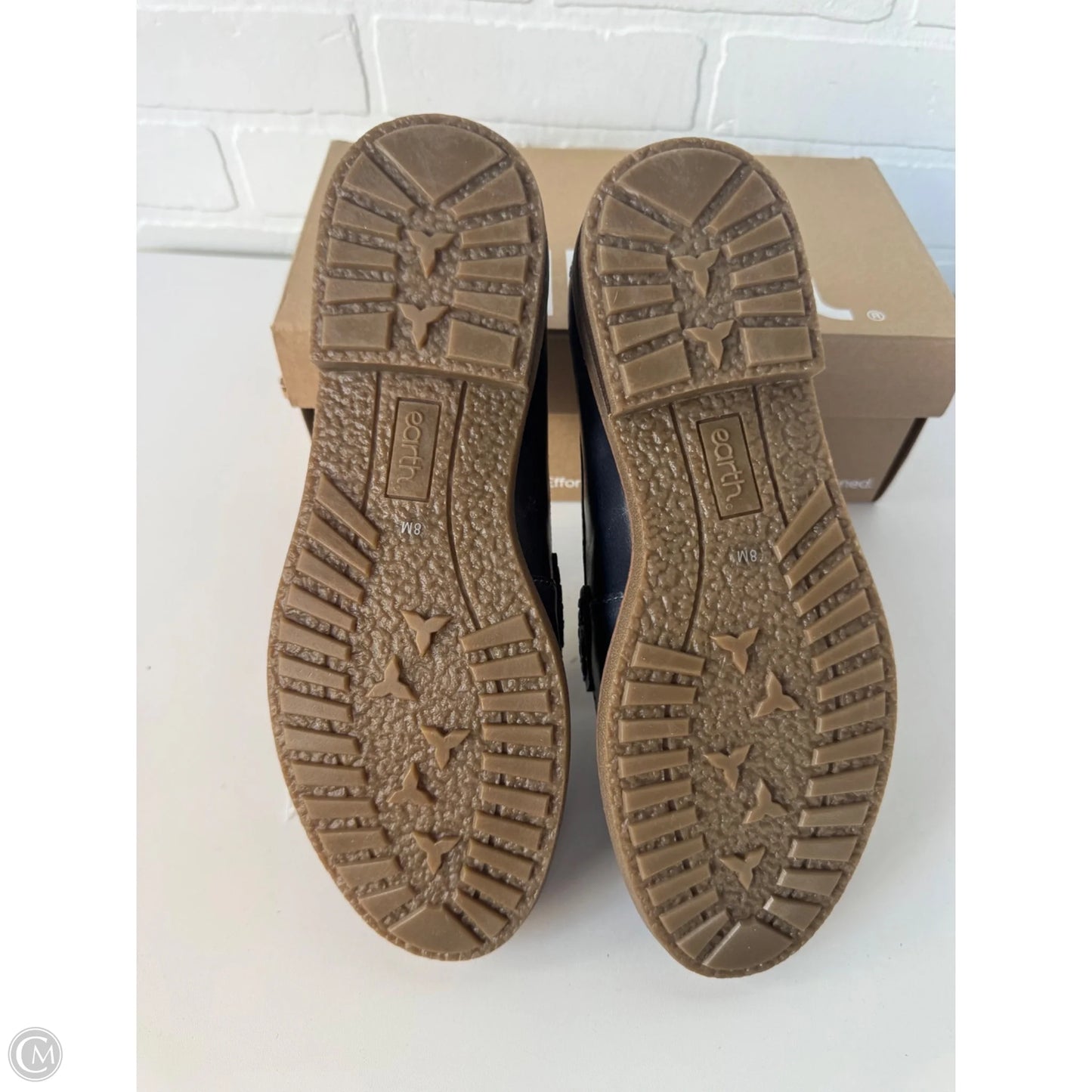 Sandals Flats By Earth In Blue, Size: 8