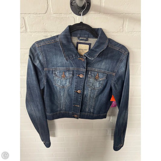 Jacket Denim By Clothes Mentor In Blue Denim, Size: S