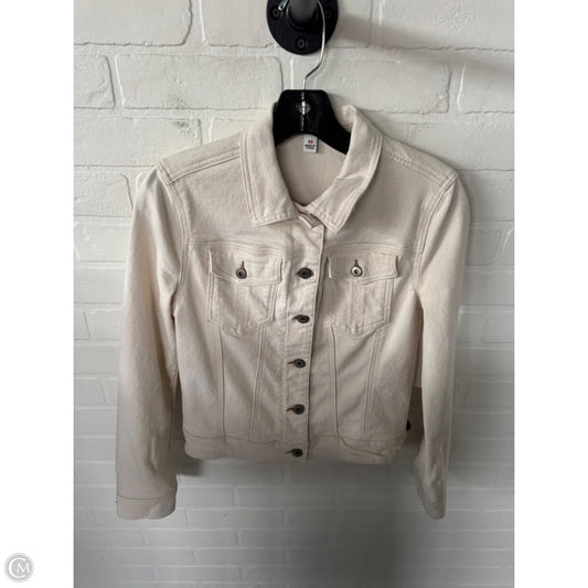 Jacket Denim By Supplies In Tan Denim, Size: Xs