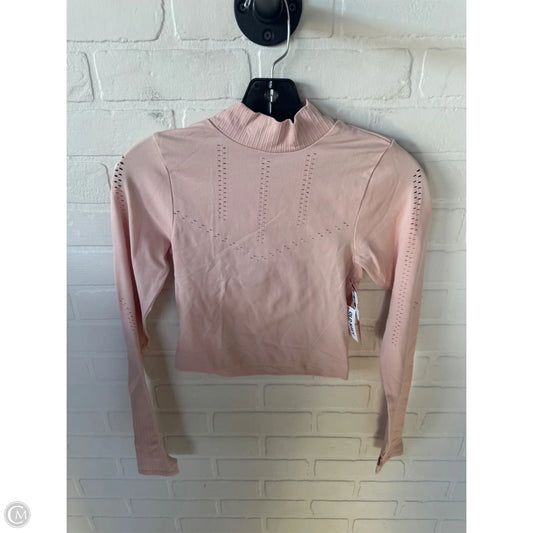 Athletic Top Long Sleeve Crewneck By Old Navy In Pink, Size: S