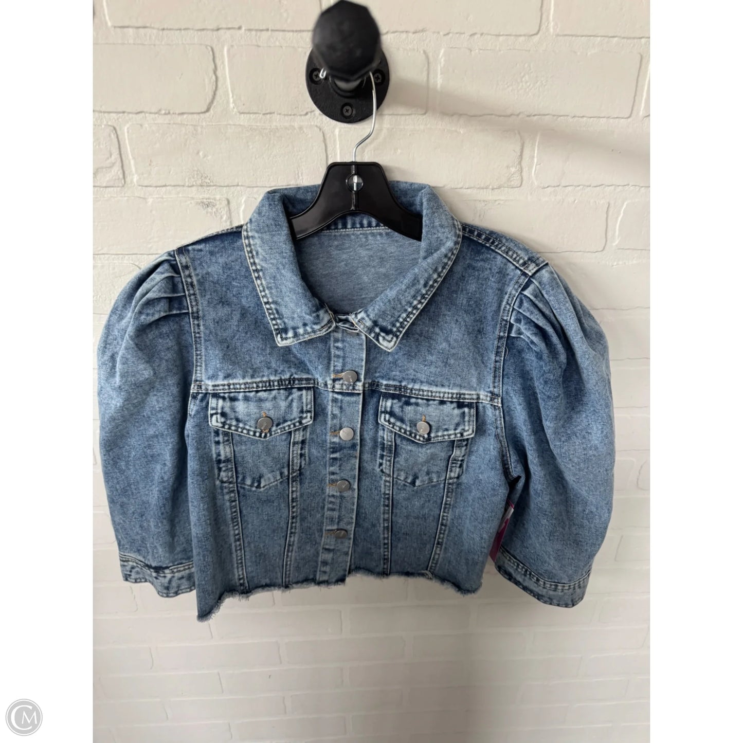 Jacket Denim By Cme In Blue Denim, Size: Xl
