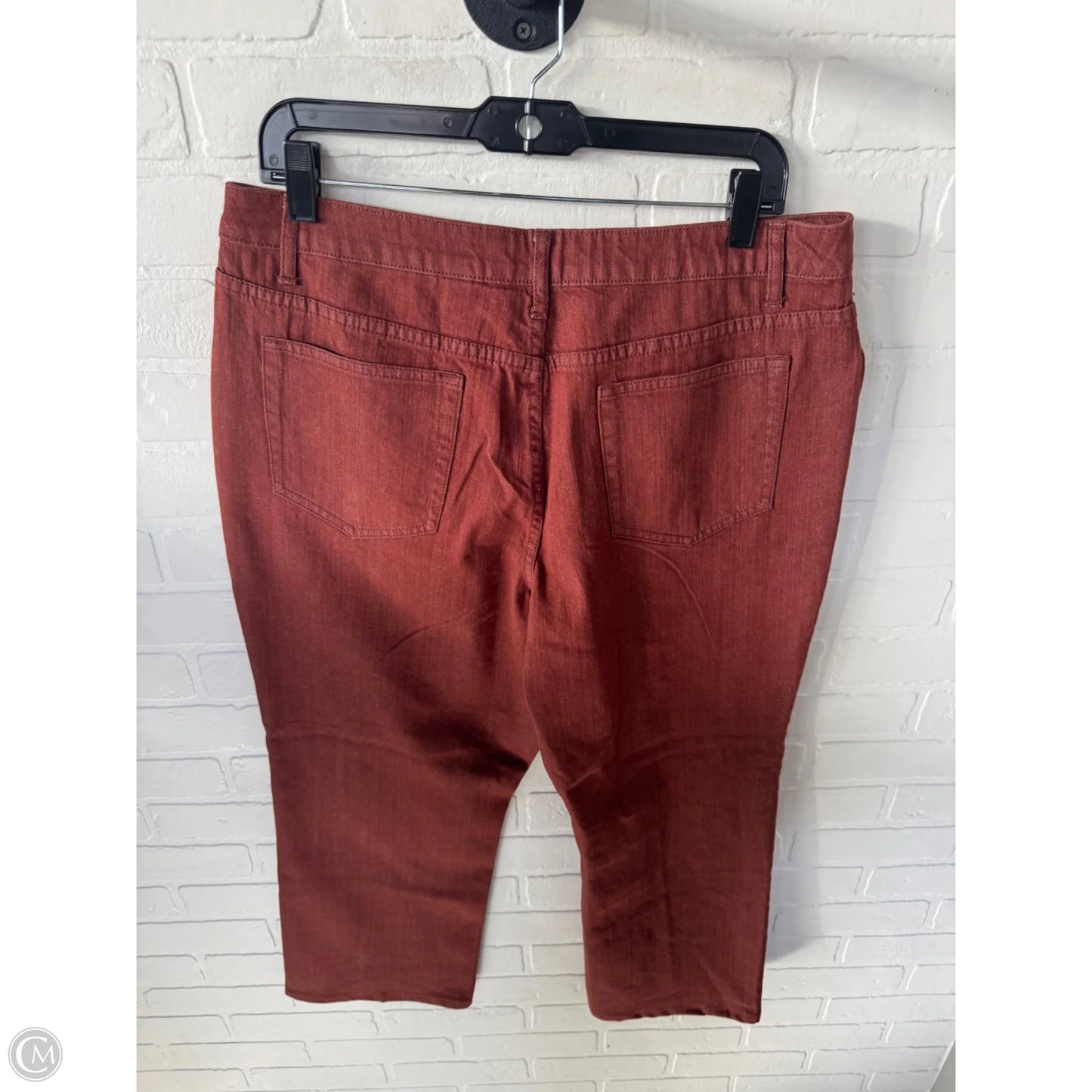 Jeans Straight By Coldwater Creek In Brown, Size: 16