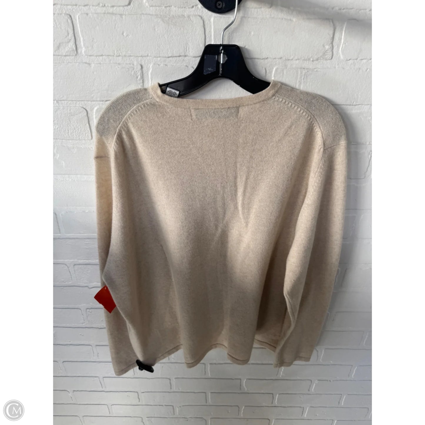Sweater Cashmere By Valerie Stevens In Tan, Size: 2x