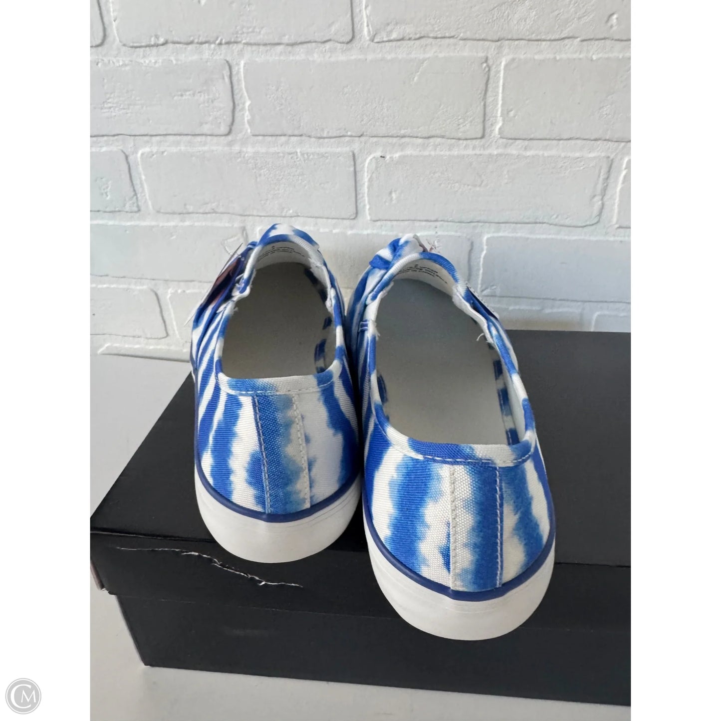 Shoes Sneakers By Talbots In Blue & White, Size: 8