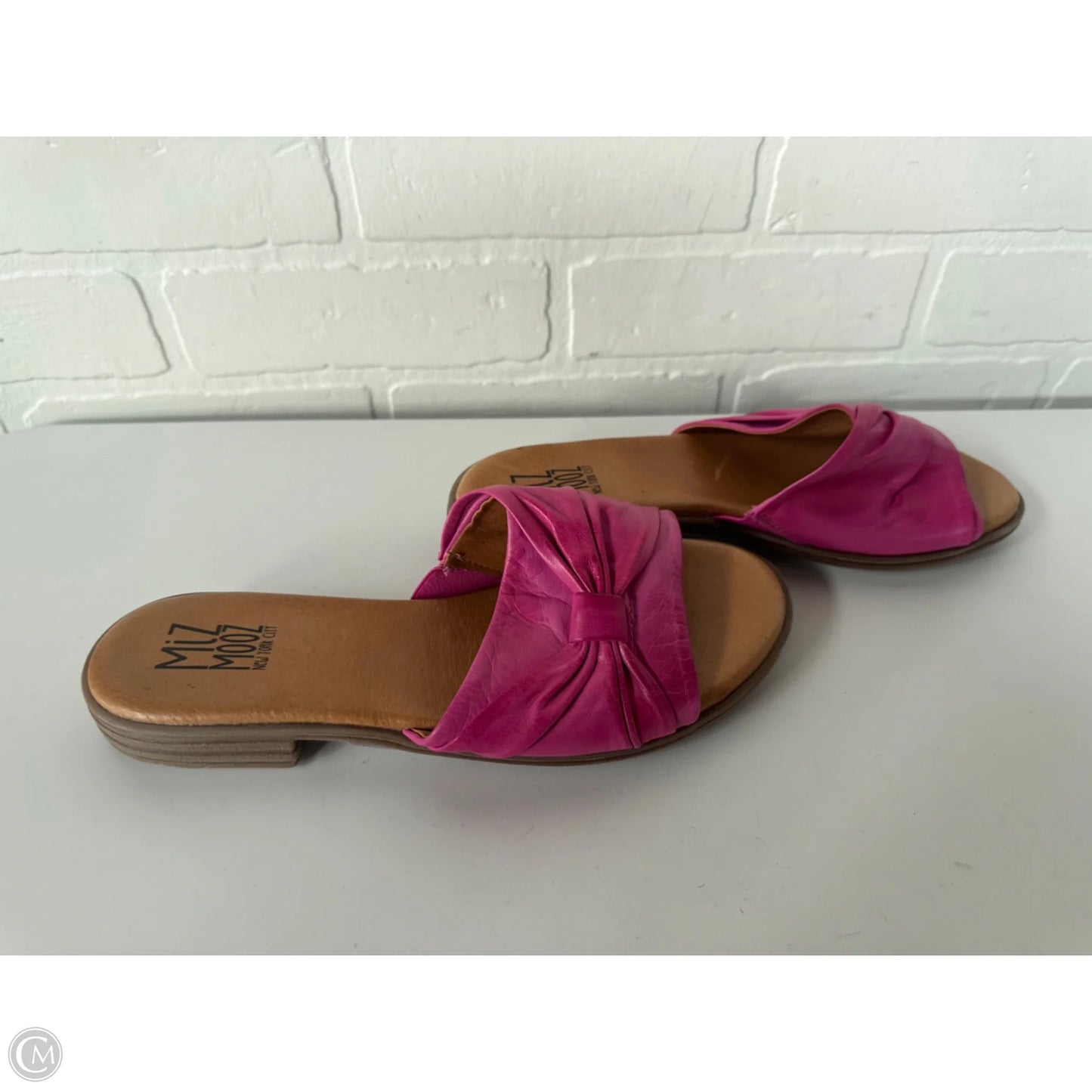 Sandals Flats By Miz Mooz In Pink & Tan, Size: 8.5