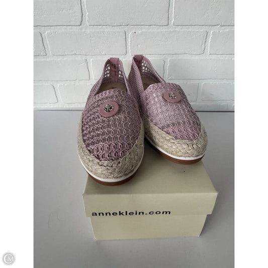Shoes Flats By Anne Klein In Pink & Tan, Size: 8