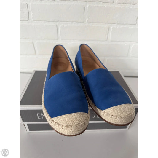 Shoes Flats By Dansko In Blue & Tan, Size: 7.5